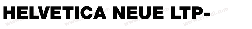 HELVETICA NEUE LTP字体转换